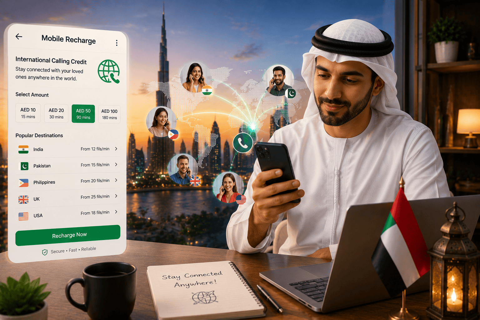 UAE Mobile Recharge for International Calling: How to Keep Overseas Calls Affordable